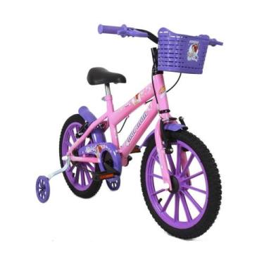 Imagem de Bicicleta Infantil Aro 16 Mormaii Sweet Girl Freio V-Brake Rosa