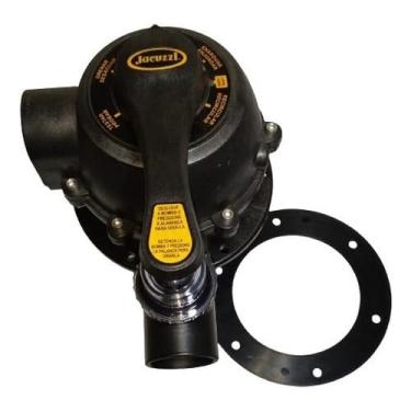 Imagem de Válvula Seletora Cabeçote Filtros Jacuzzi CFA/TP C/Visor (2 Manômetros)