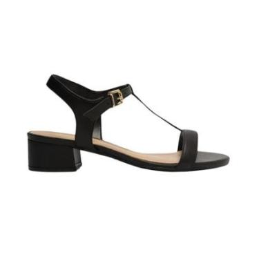 Imagem de Sandália Feminina Salto Baixo Bloco Básica Arezzo-Feminino