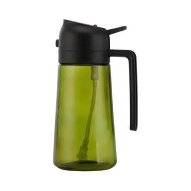 Imagem de Spray De Azeite De Vidro Preto À Prova De Luz 2 Em 1, Garrafa Recarreg