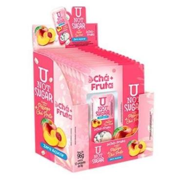 Imagem de Pastilha Not Sugar Pêssego+Chá Preto Zero Açúcar Caixa C/ 12un