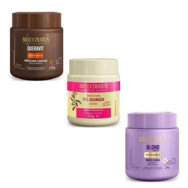 Imagem de Kit cronograma capilar Reconstrução Queravit + Pós Coloração + Blond 2