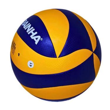 Imagem de Bola rainha volei 8.0 pro alta performance, Amarelo, Azul, UN