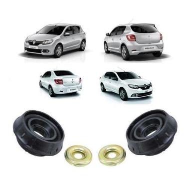 Imagem de 2 Kit Coxim Batente Rolamento Dianteiro Sandero 2007 2008 09 - QualyKi