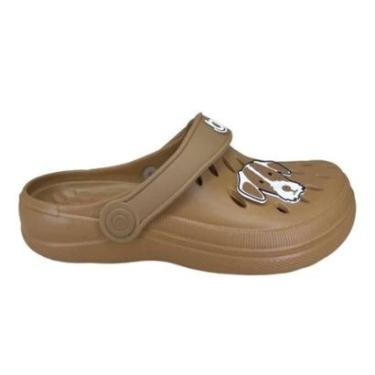 Imagem de Sandália Boa Onda Kids Dog Clog - Infantil - Marrom-Unissex
