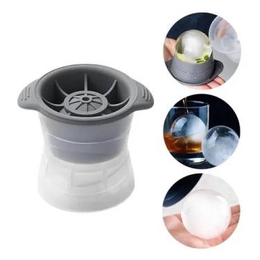 Imagem de Forma De Gelo Esférico 6cm Para Drinks Whisky E Coquetéis - UpCoisas