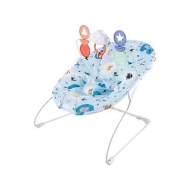 Imagem de Cadeirinha de Descanso Cosco Kids Musical Zeen - 0 a 13kg, Azul