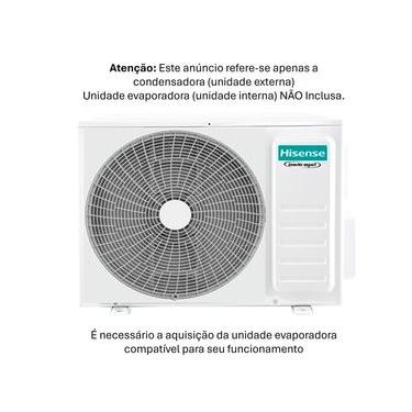 Imagem de Condensadora Split Hi-Wall Hi-Efficiency Inverter Hisense com 36.000 BTUs, Frio, Wi-Fi,...