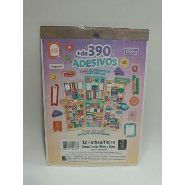 Imagem de Bloco de Adesivos Decorados com + de 390 Unidades - Tilibra, modelo1