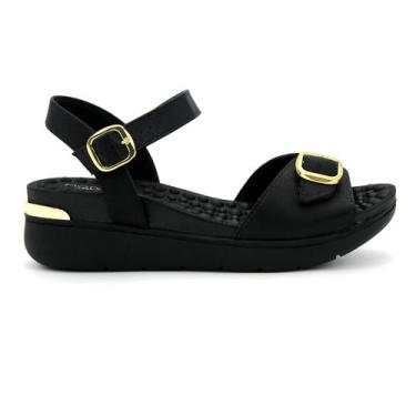 Imagem de Sandalia Modare Original Confortavel Esporão Feminino 145, 37, Preto
