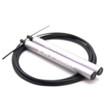 Imagem de Corda de Pular Alumínio Ajustável Speed Rope Be Stronger, Cinza