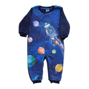 Imagem de Macacão Infantil Masculino Longo TileeSul, Marinho, 1