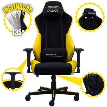 Imagem de Cadeira Gamer Mad Racer V8 Turbo Pcyes V8TBMADBC de Alta Resistência A