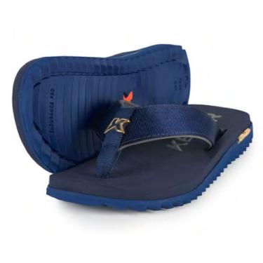 Imagem de Chinelo Sandália Kenner Kivah Gold Azul, 36
