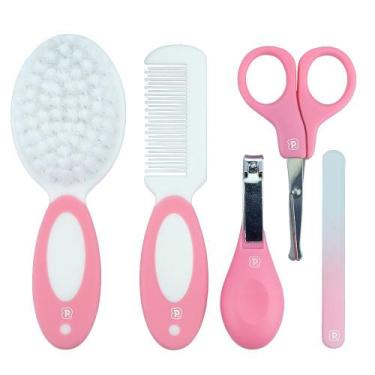 Imagem de Kit de higiene pimpolho rosa para bebês e crianças