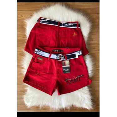 Imagem de Short femenino - DANTT JEANS , Vermelho, 46