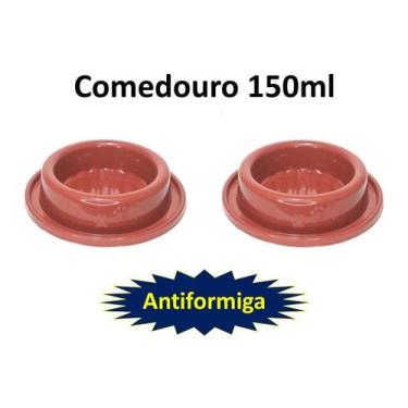 Imagem de 2un Comedouro Bebedouro Gatos e Cães Filhotes Antiformiga - Produto Na