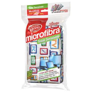 Imagem de Esponja de Microfibra FlashLimp Telas Sensíveis. Limpa sem riscar.