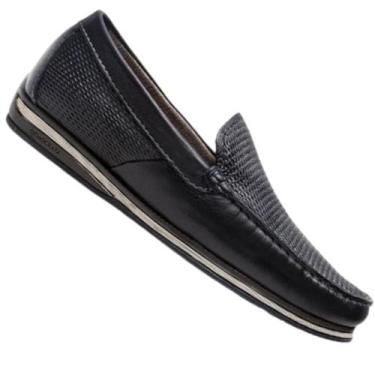 Imagem de Sapato Mocassim Democrata 135201 Masculino, Preto, 40