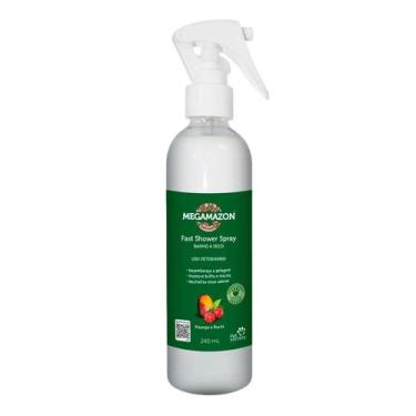 Imagem de Banho a Seco Megamazon Fast Shower Pitanga e Buriti em 240ml - Pet Soc