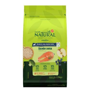 Imagem de Ração Guabi Natural Senstitive Cães Peq E Médio Salmão 2,5Kg - Brf
