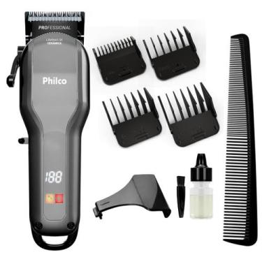 Imagem de Máquina de Cortar Cabelo Philco 8 Acessórios 10W PCR07, Bivolt