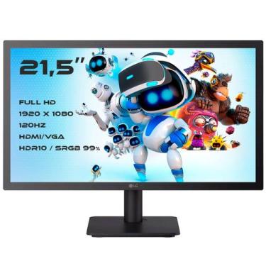 Imagem de Monitor LED LG 21,5" Full HD 1920 x 1080, 120Hz, 99% sRGB, HDR10, HDMI