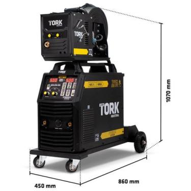 Imagem de Maquina De Solda Touch Mma/mig 500a Bivolt Tork IMES-10500-PFC - Super