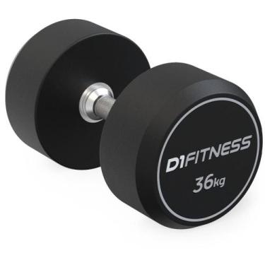 Imagem de Dumbbell Rubber Elite 36kg - D1Fitness