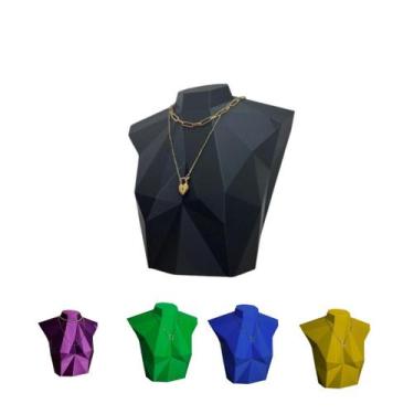 Imagem de Expositor de Joias Busto para Colares e Choker  Suporte para Joias e B