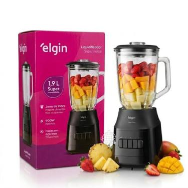 Imagem de Liquidificador Super Force Elgin com Jarra de Vidro de 1.9L 900W 110V,