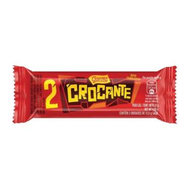 Imagem de Chocolate Garoto Crocante 25g - Embalagem com 30 Unidades