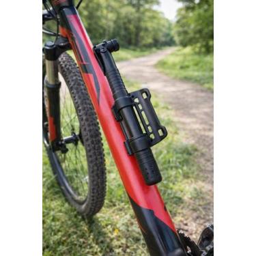Imagem de Bomba de Ar Portátil para Bicicleta - Preta - BLACK BULL