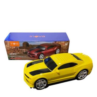 Imagem de Caixa Som Portátil Carro Camaro Entrada P2 Pen USB Cartão SD - inova, 