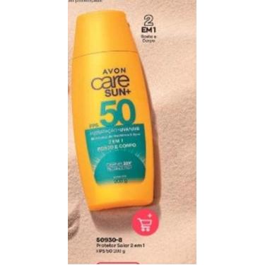 Imagem de Protetor Solar Care Sun+ FPS50 Rosto e Corpo 200G AVON