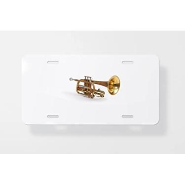 Imagem de Capa para placa de licença Trumpet – Capa para placa de carro – Capa para placa de carro 15 x 30 cm