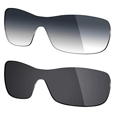 Imagem de 2 pares de lentes polarizadas de substituição da Mryok para óculos de sol Oakley Antix – Opções