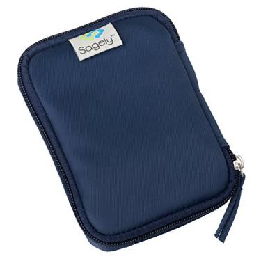 Imagem de Bolsa de viagem Sagely Weekend para 3 cápsulas organizadoras de comprimidos semanais Sagely Smart XL (azul-marinho)