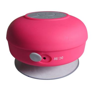 Imagem de Alto Falante Bluetooth A Prova D'Água Para Celular Tablet Iphone - Shower Speaker Rosa