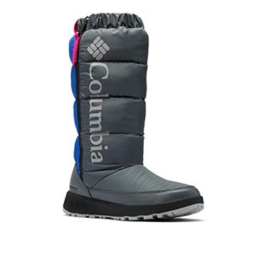 Imagem de Columbia Paninaro Omni-Heat Bota de neve feminina alta, Grafite/Azul lápis, 5