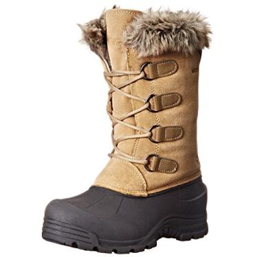 Imagem de Northside Snow Drop II Bota impermeável para clima frio (criança pequena/criança grande), Bétula, 1 Little Kid