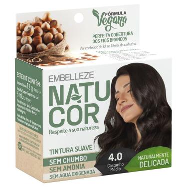 Imagem de Tintura Em Pó Natucor Castanho Médio 4.0