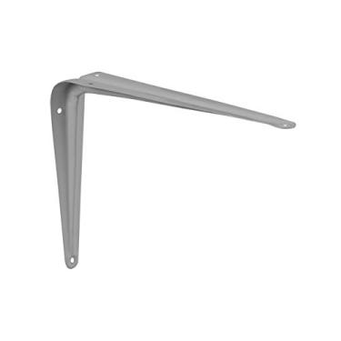 Imagem de PRAT.K Suporte Cantoneira Cinza para Prateleira 4x6 cm – Fixação Segura e Estável