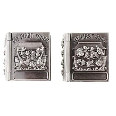 Imagem de Homyl Metal Curl And First Case Container Cute Kids Keepsake Gift