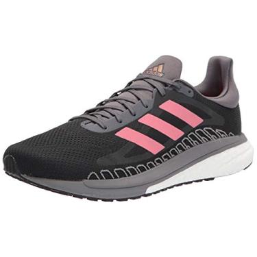 T锚nis adidas solar glide boost 2025 masculino  preto e pink