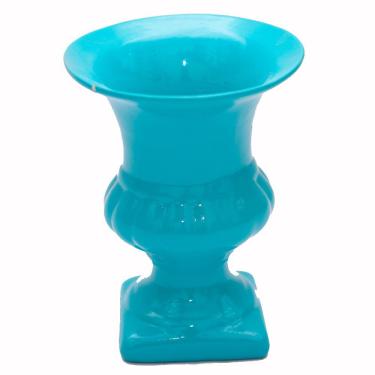 Imagem de Vaso Decorativo de Cerâmica Taça Gomo Média Azul Bebê 2 Un