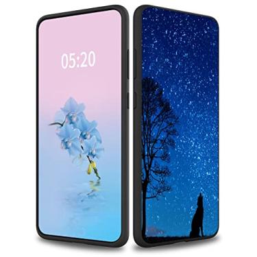 Imagem de Capa para Samsung Galaxy Note 20 de 6,7 polegadas, camada dupla híbrida de TPU macio e policarbonato rígido, capa protetora à prova de choque para Galaxy Note 20, lobo uivando no Galaxy