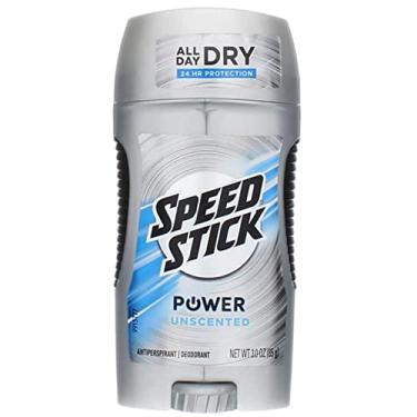 Imagem de Speed Stick Desodorante Power Anti-Perspirant sem perfume 85 g (pacote com 8)