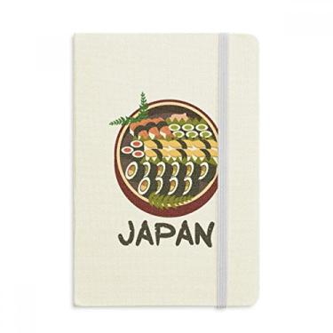 Imagem de Caderno tradicional japonês saboroso de sushi, capa dura oficial, diário clássico
