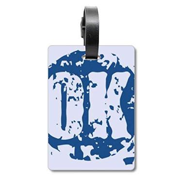 Imagem de OK Design redondo ilustração padrão mala etiqueta bagagem cartão pendurado Scutcheon etiqueta